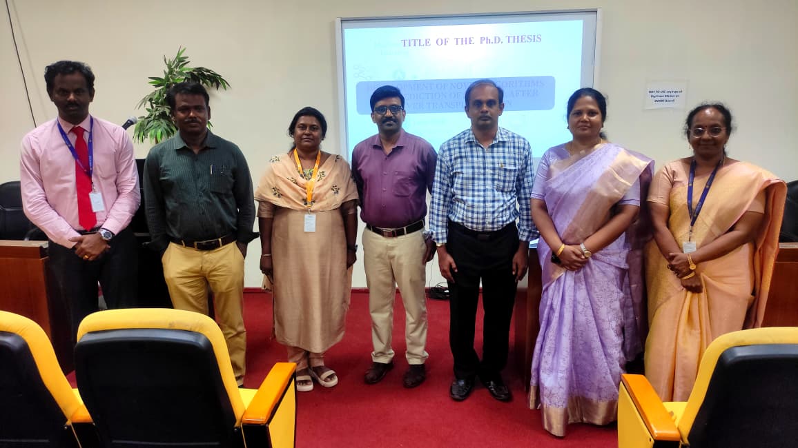Successful Ph.D. Public Viva-Voce Defense by Prof. Juby Raju